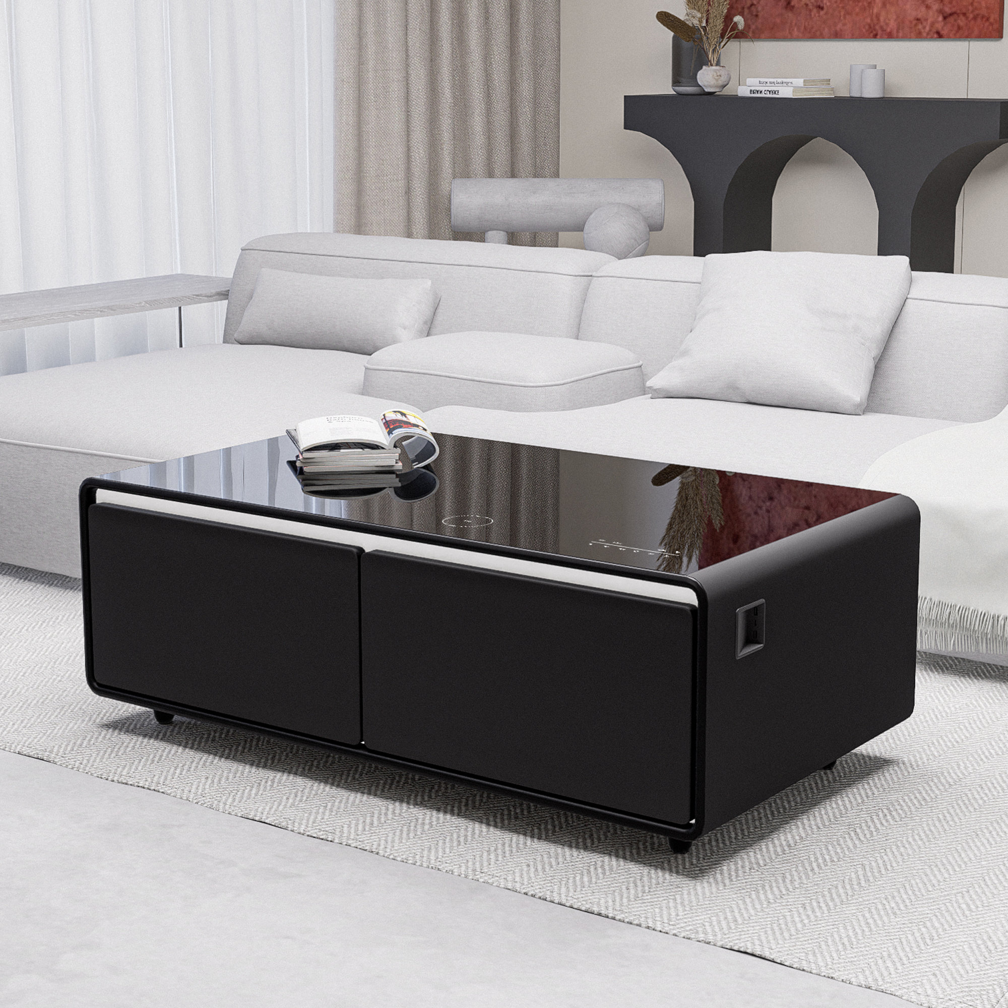 Coffee table that's a fridge and speaker discount